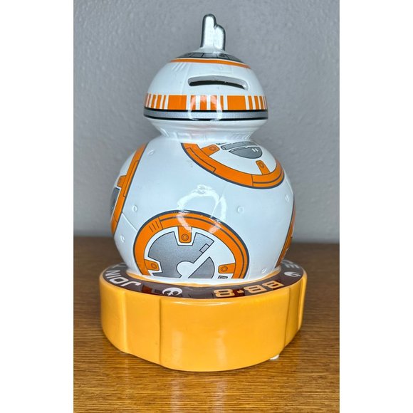 STAR WARS BB-8 DROID ROBOT CERAMIC COIN BANK - Picture 3 of 8